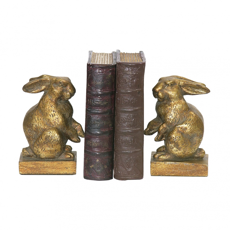 Книгодержатель Pair Of Baby Rabbit Sterling Bookends