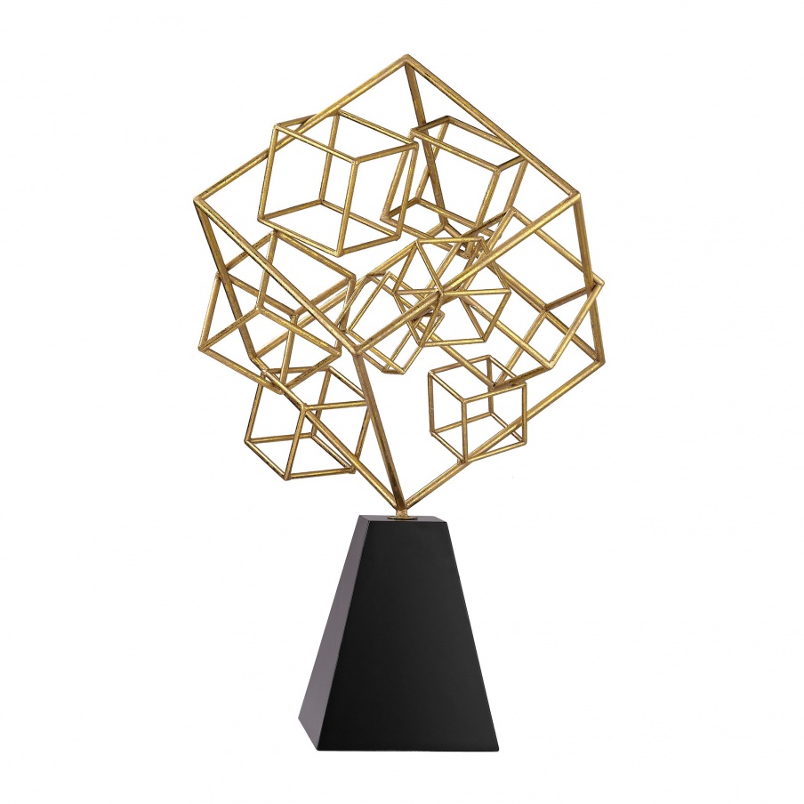 Zubehör Cubic Abstract Sculpture Sterling