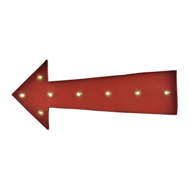 Wand-Dekor-Arrow Marquee Sign