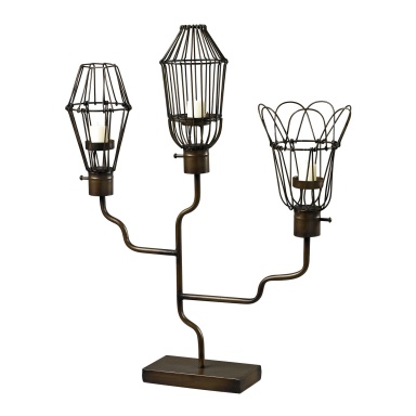 Kerzenhalter Iron Caged Bulb Candle Holder