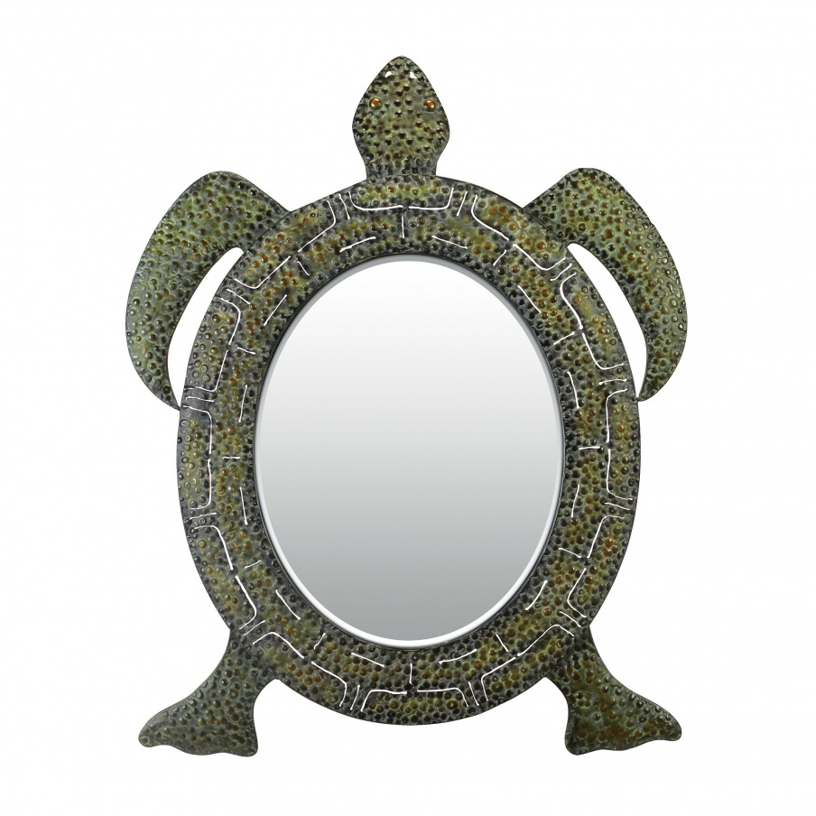 Wandhalter Reflecting Mirror Tortoise Sterling
