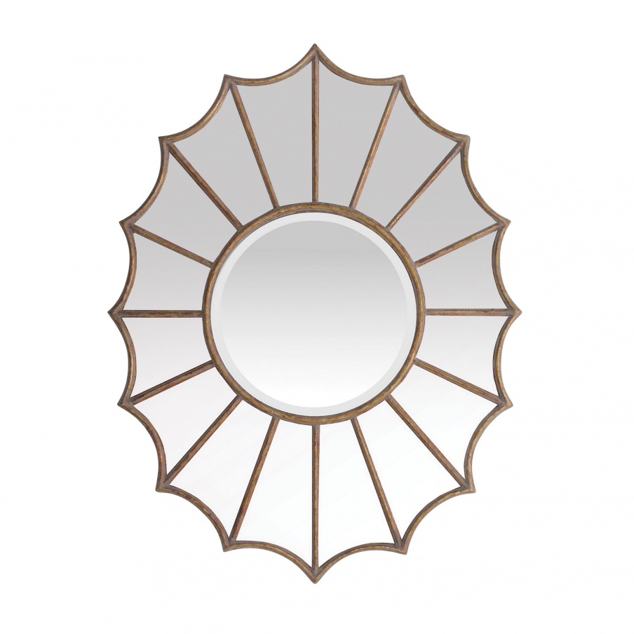 Wandhalter Victoria Starburst Bär Formte Sterling Mirror