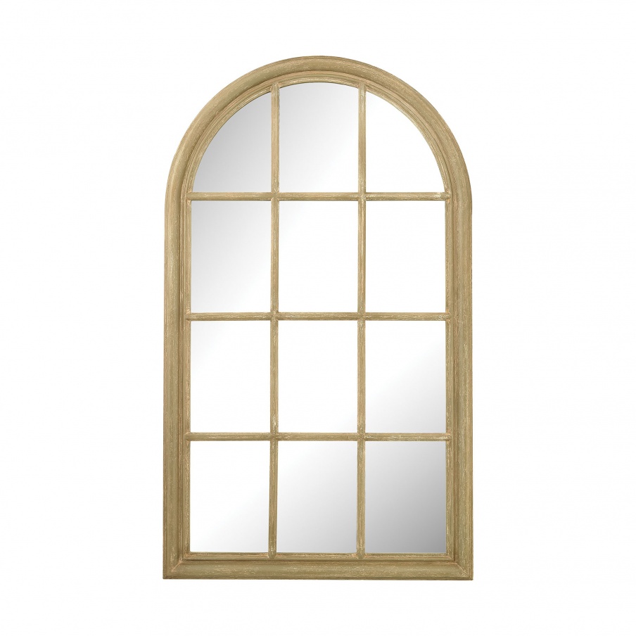 Wandhalter Arched Window Pane Sterling Mirror