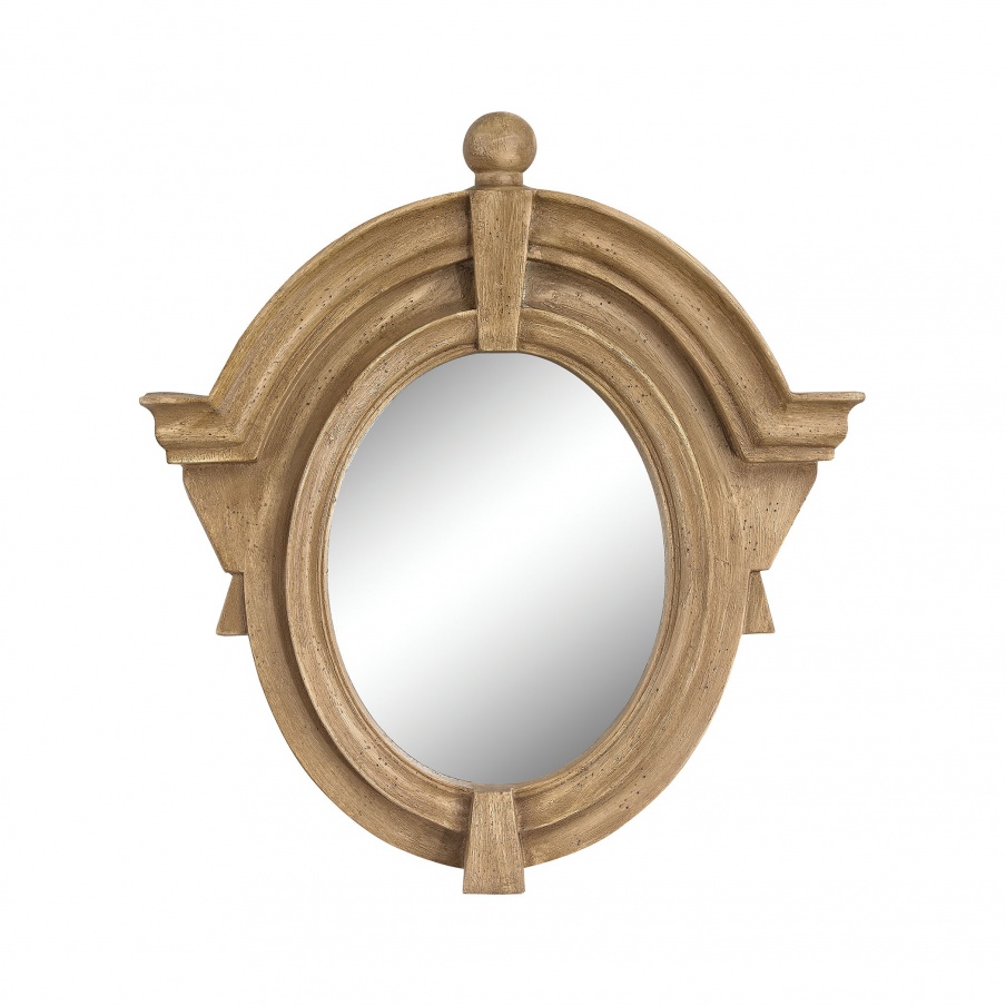 Wandhalter Parisian Dormer Mirror In German Oak Sterling