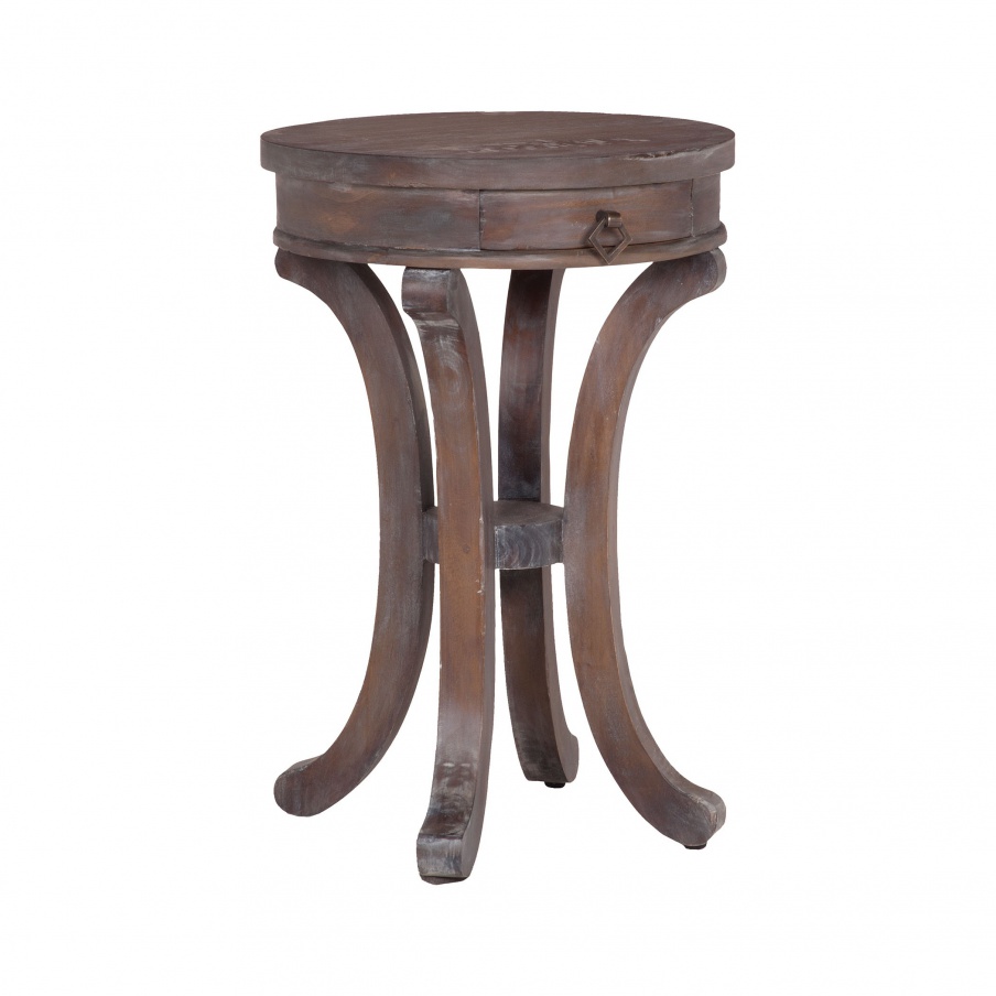 Tisch Mahagoni Swoop Base Side Table Sterling