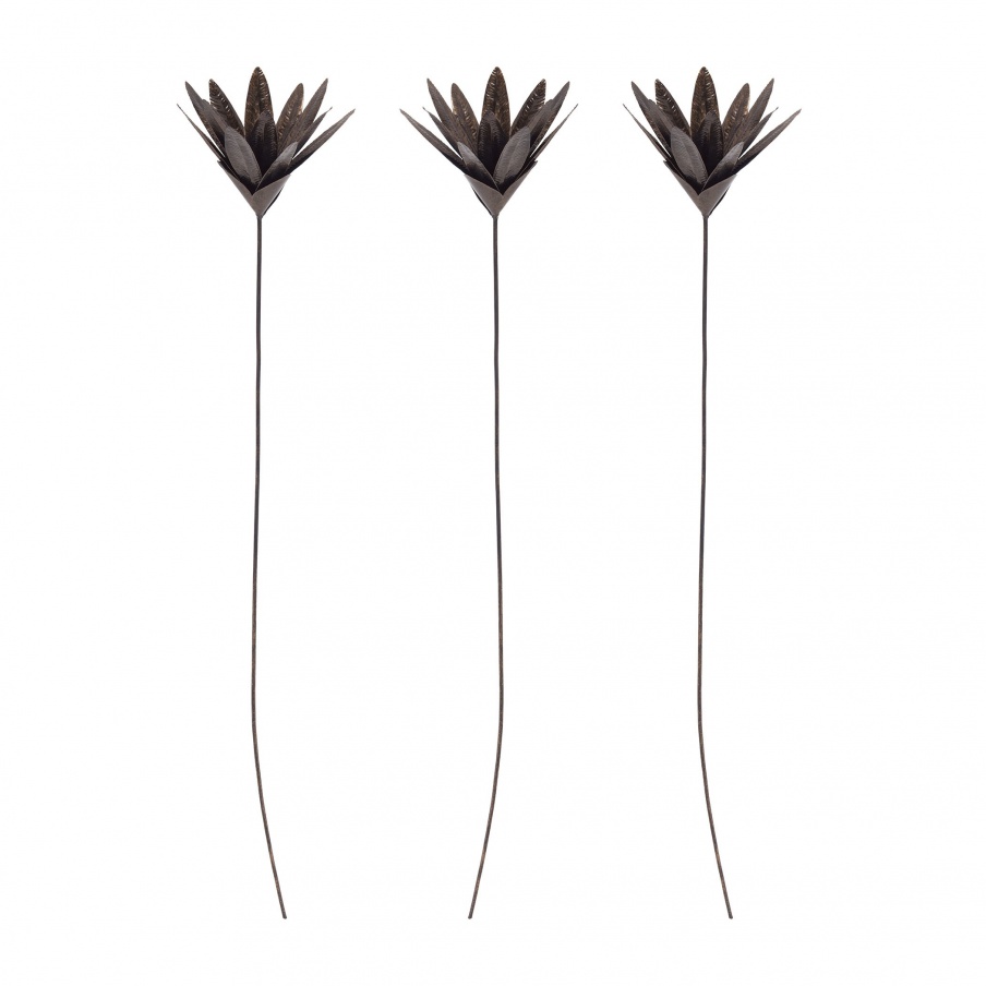 Zubehör Bronze Leaf Blossom Stem Sterling