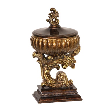 Aufbewahrungsbox Acanthus Compote Decorative Dish With Removable Lid