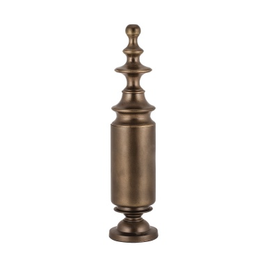 Schiff Short Footed Finial Brass