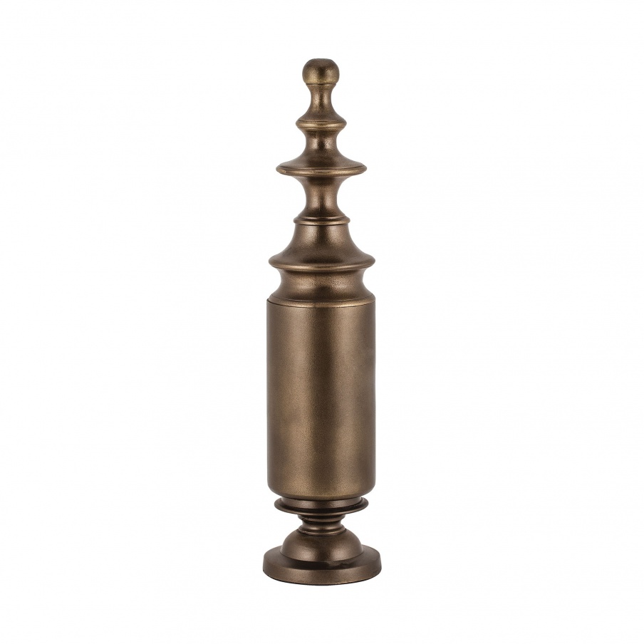 Schiff Short Footed Finial Brass Sterling