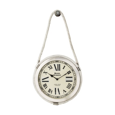 Die Wanduhr Brass Rope Clock