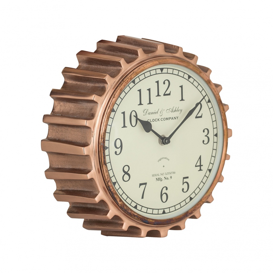 Die Wanduhr Aged Copper Clock Sterling
