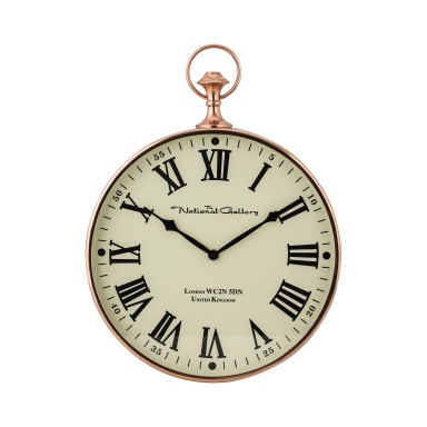 Die Wanduhr Polished Copper Wall Clock