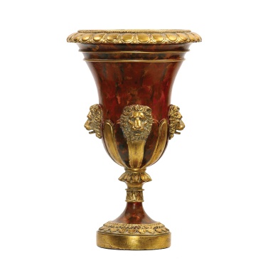 Vase Large Lion Head Urn