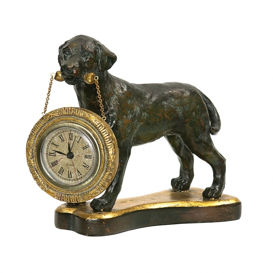 Uhr Labrador Retriever Desk Clock Display Sterling