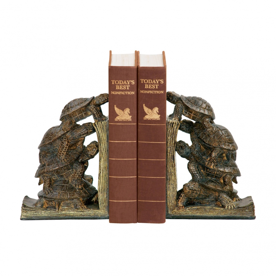 Книгодержатель Pair of Turtle Tower Sterling Bookends