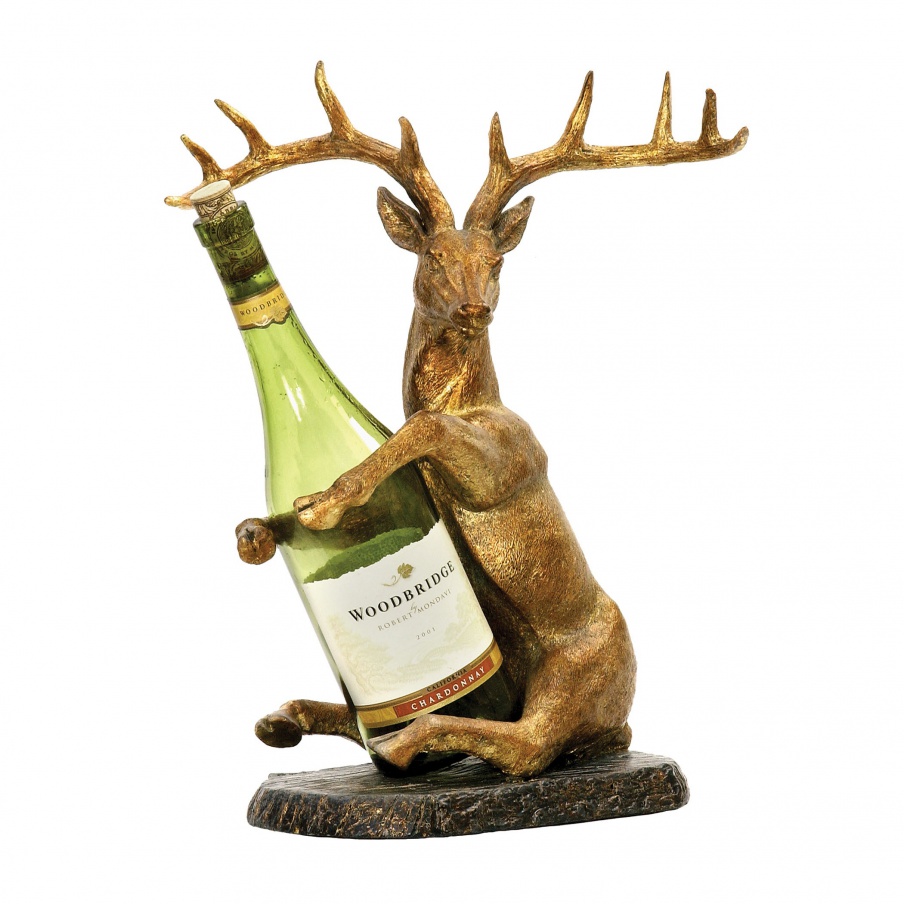 Das Regal Deer Wein Wine Holder Sterling