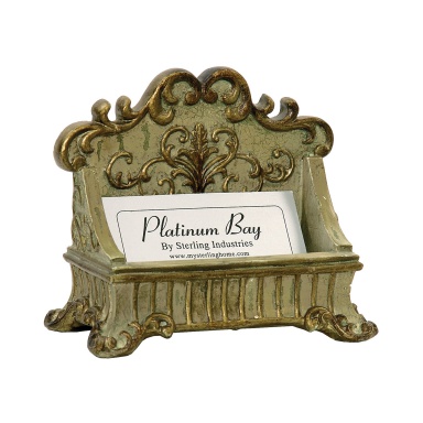 Zubehör Lucinda Scroll Card Holder Desk Accessory