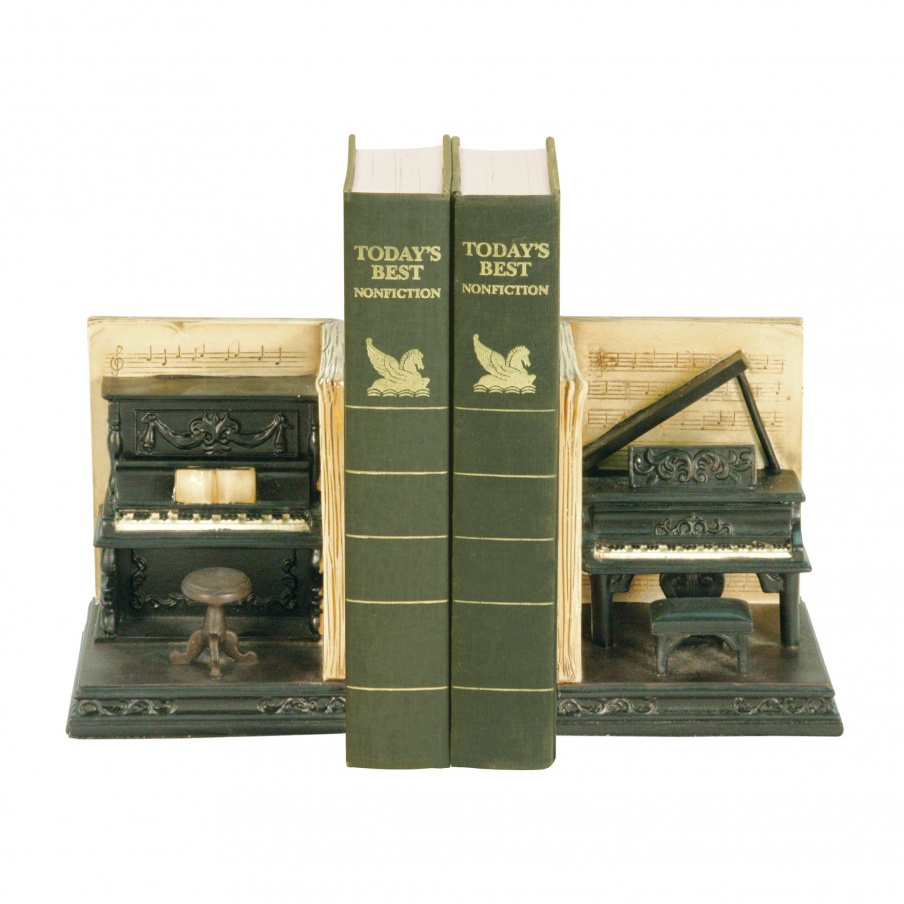 Книгодержатель Pair Dueling Piano Sterling Bookends