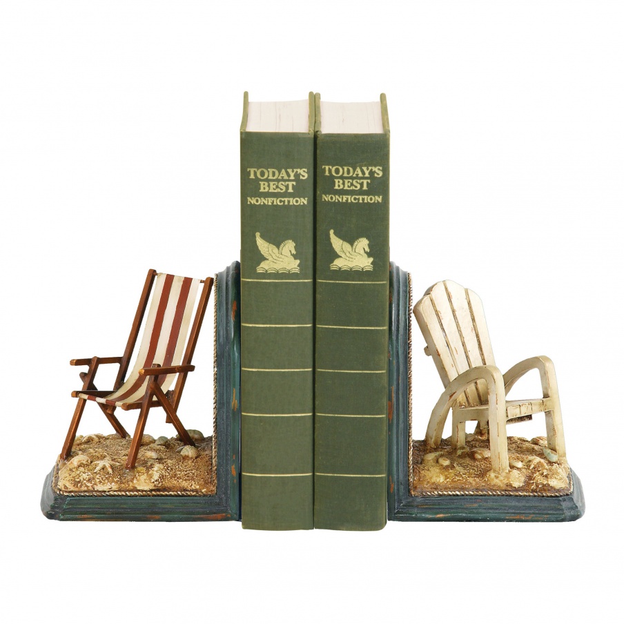 Книгодержатель Pair Of Beach Chair Sterling Bookends