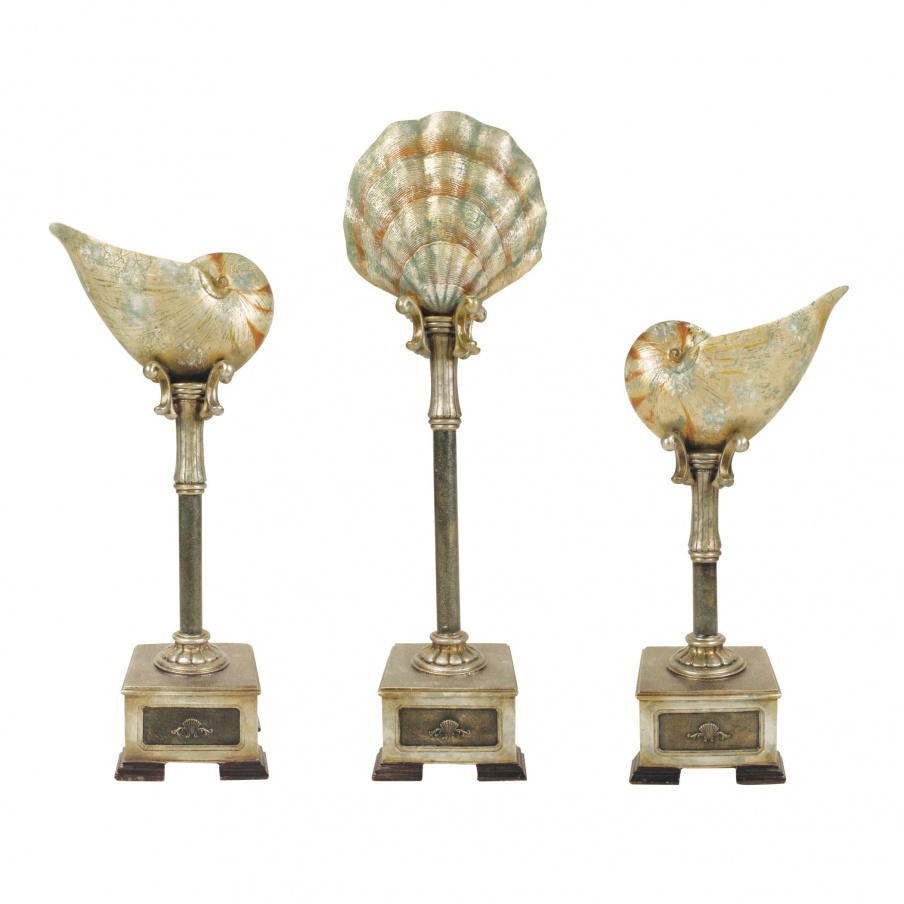 Zubehör Set of 3 Cultured Seashells Sterling