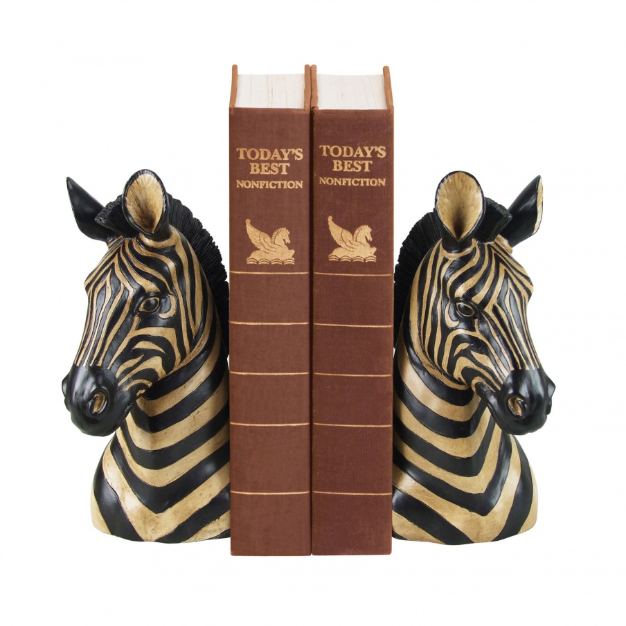 Книгодержатель Pair Of Zebra Sterling Bookends