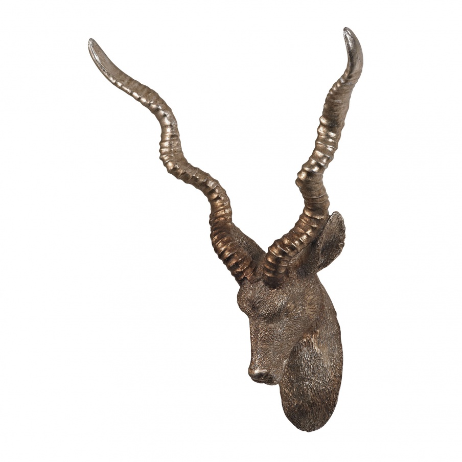 Wand-Dekor Antelope Head Wall D Sterling