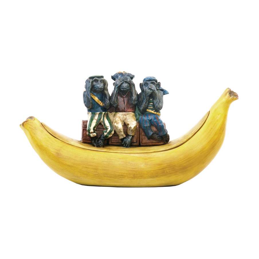 Aufbewahrungsbox Three Wise Monkeys Dish Sterling