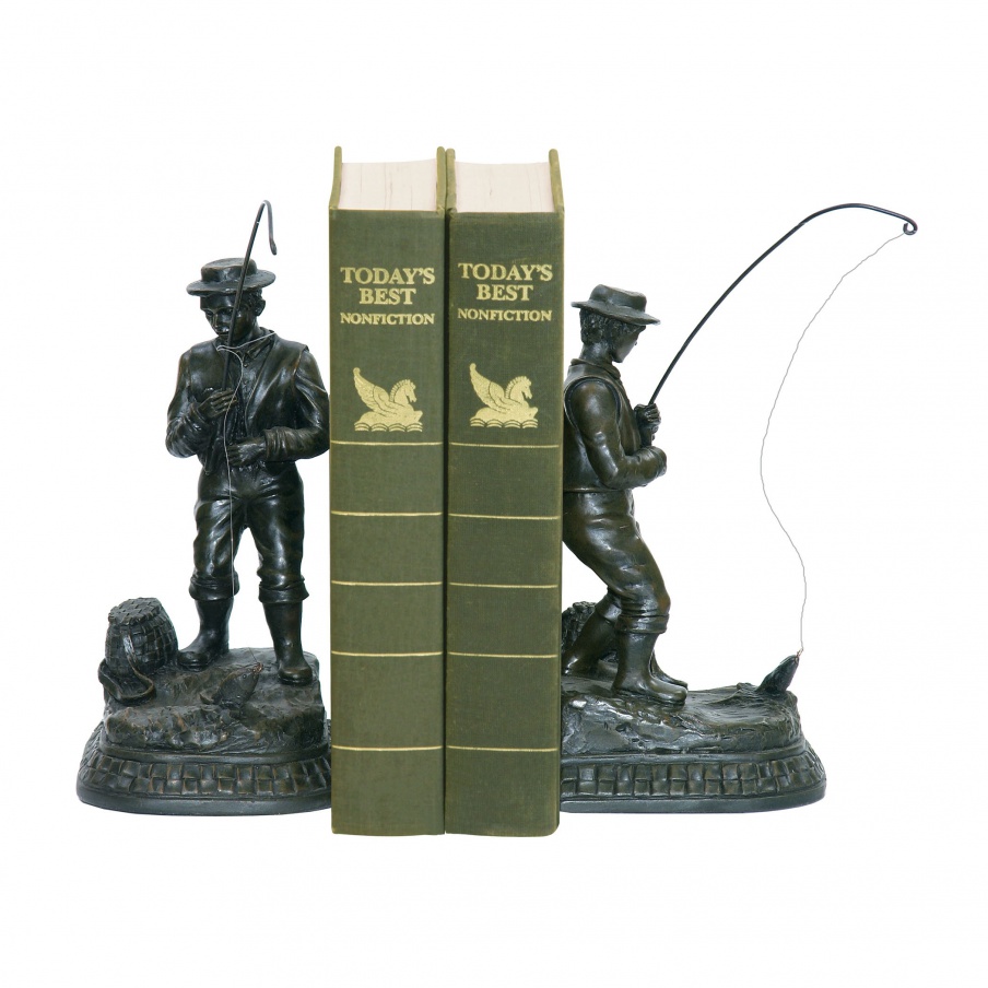 Книгодержатель Pair Fish On Line Sterling Bookend