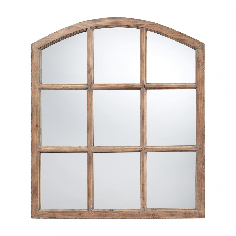 Wandhalter Union Faux Window Mirror Sterling