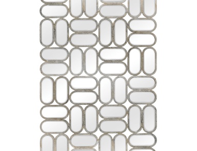 Wandhalter Alternating Oblong Mirror Mirror Masters