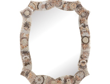 Wandhalter Antoinette Long Shell Mirror Mirror Masters