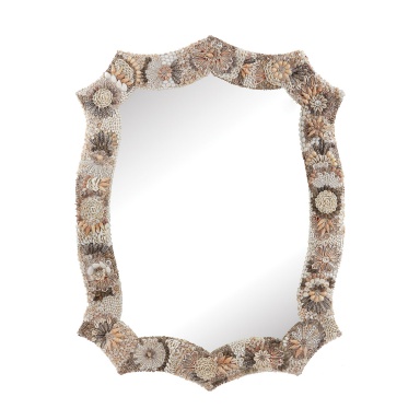Wandhalter Long Antoinette Shell Mirror