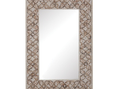 Wandhalter Cross Hatch Shell Mirror Mirror Masters