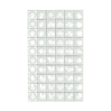 Wandhalter Modern Geometric Grid Mirror
