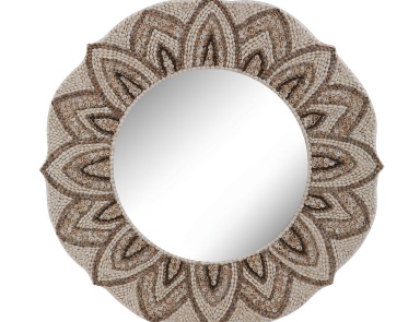 Wall Round Shell Mosaic Mirror Mirror Masters