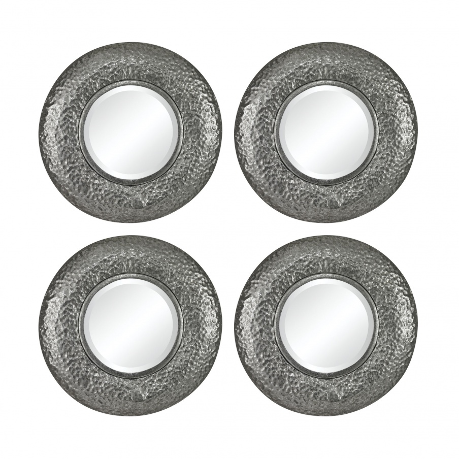 Wandhalter Halingsden Mini Bär formte Mirrors - Set of 4 Mirror Masters