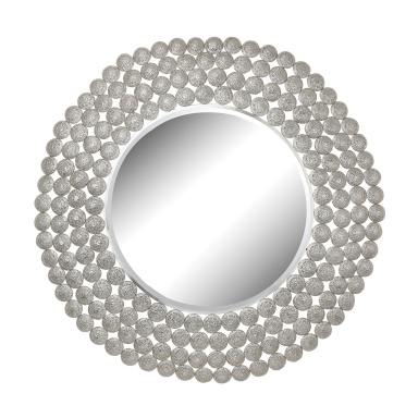 Wandhalter Pierced Metal Frame Mirror Disks