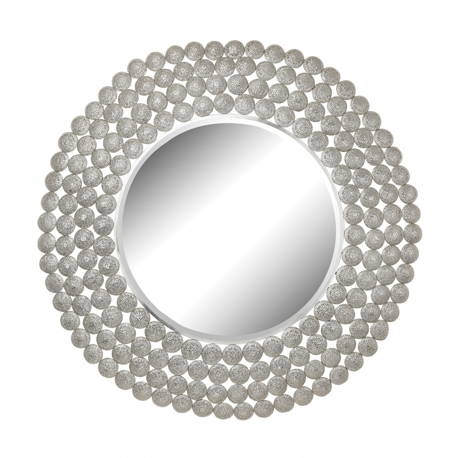 Wandhalter Pierced Metal Frame Mirror Mirror Disks Masters