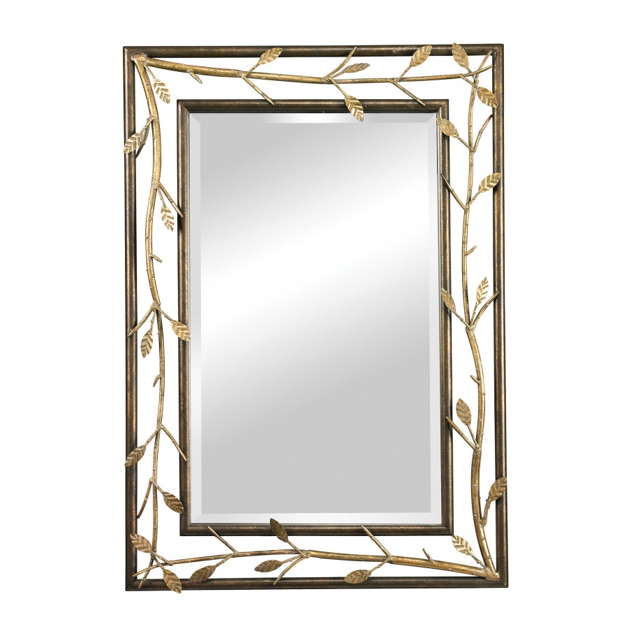 Wandhalter Rhyle Metal Frame Branch Framed Mirror Mirror Masters