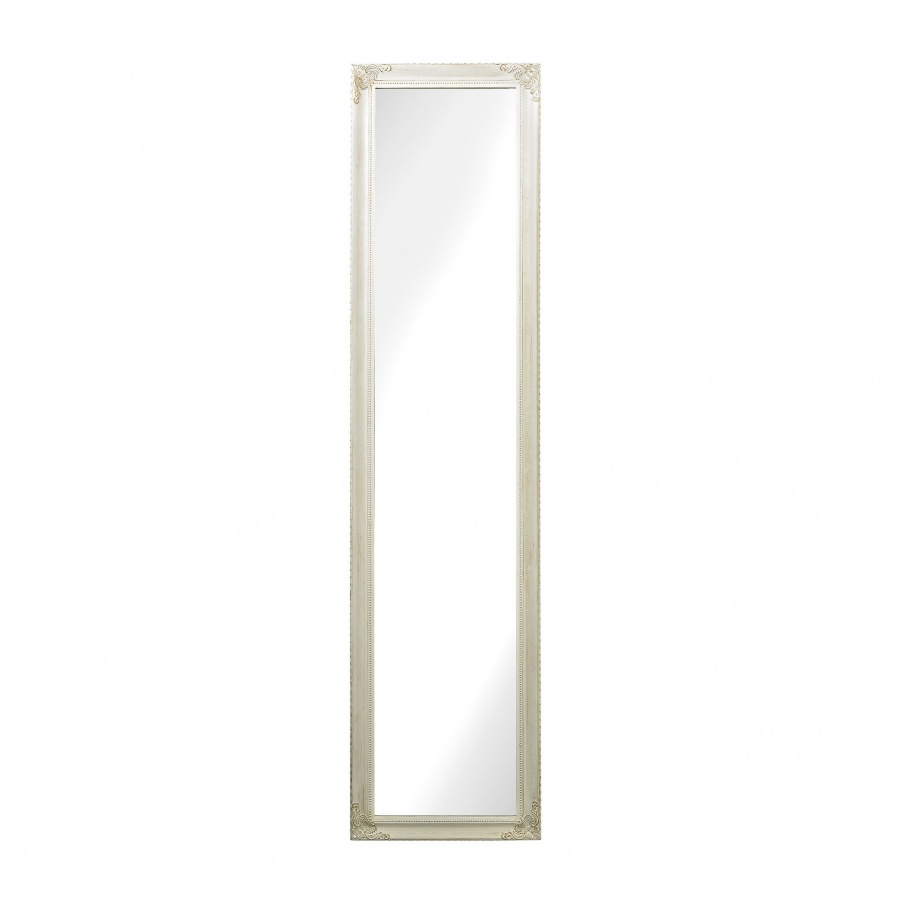 Im Freien Masalia Floor Mirror In Antique White Mirror Masters