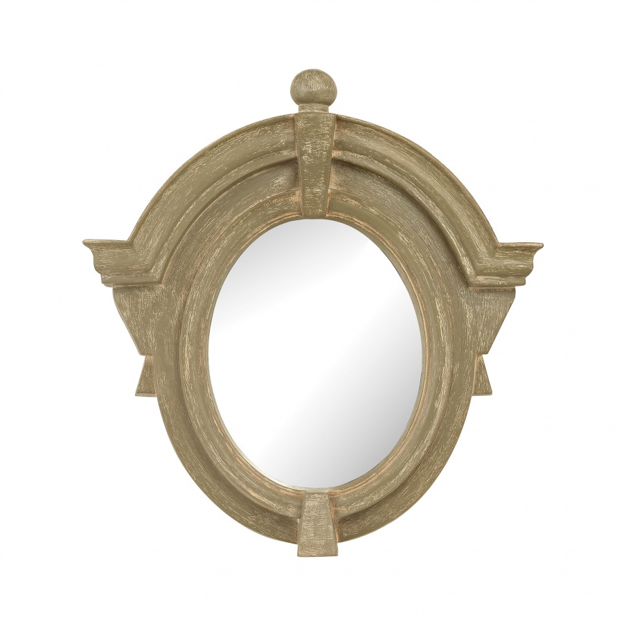 Wandhalter Parisian Dormer Mirror In Warm White Mirror Masters