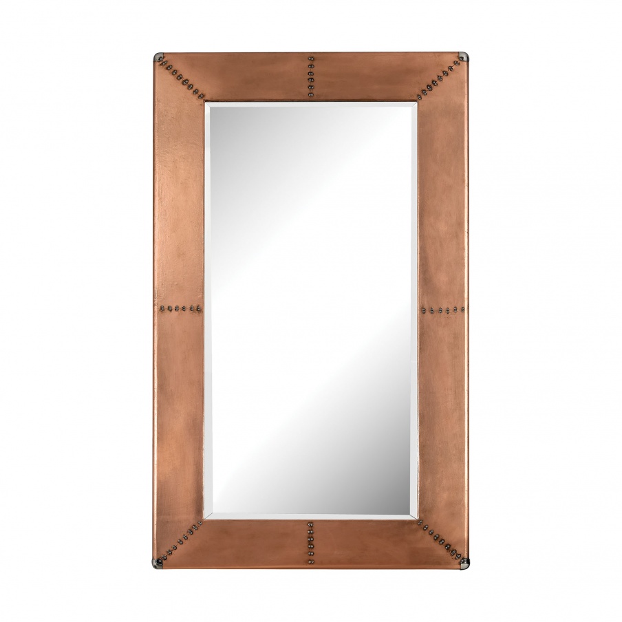 Wall Copper Mirror Frame With Nail Head Mirror Masters
