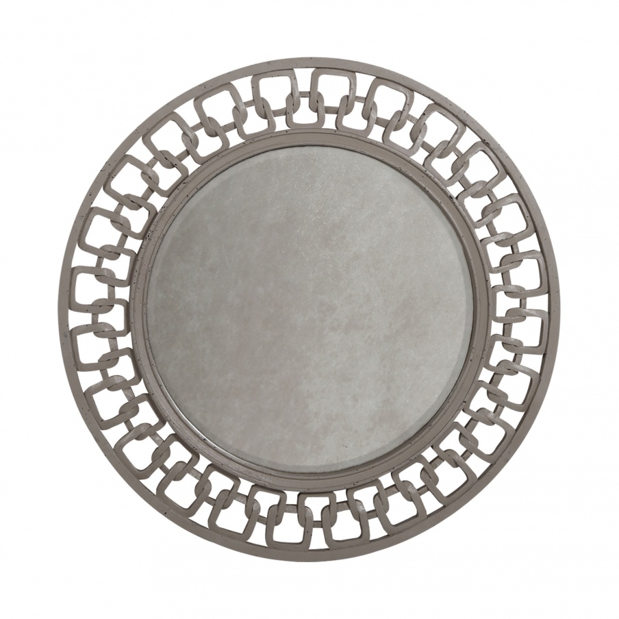Carved Wall Circle Chain Antique Mirror Mirror Masters