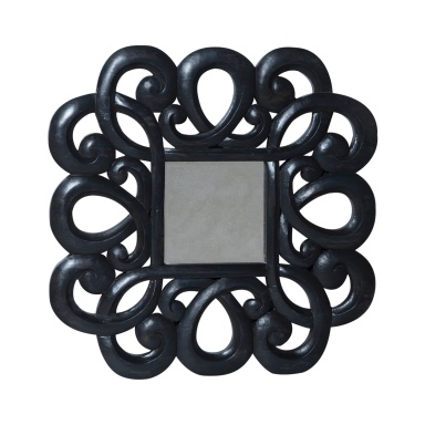 Wandhalter Curled Antikisierte Bär Formte Mirror