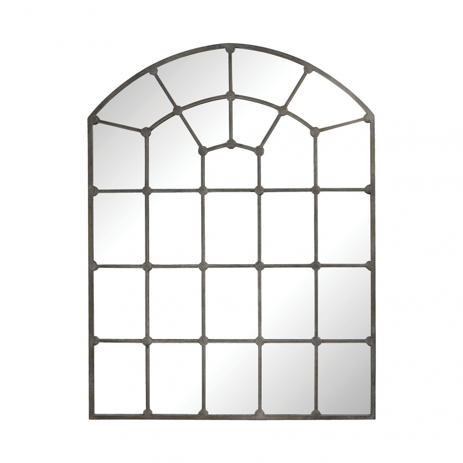 Wandhalter Parisian Loft Window Pane Mirror Masters