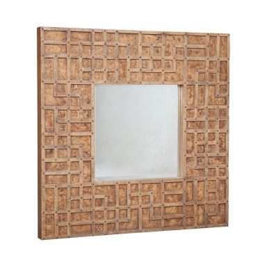 Wandhalter Zurückgeforderter Wood Bär Formte Mirror